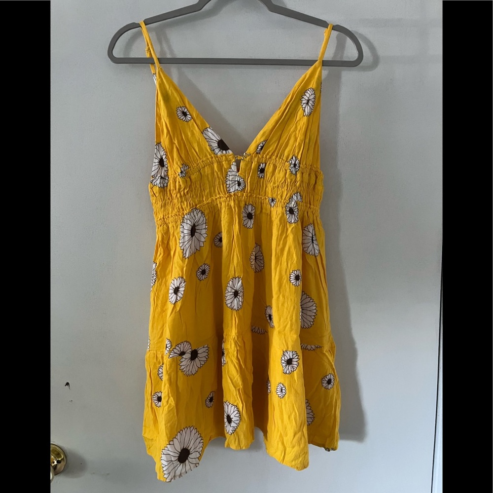Urban Outfitters sunflower mini dress, size small